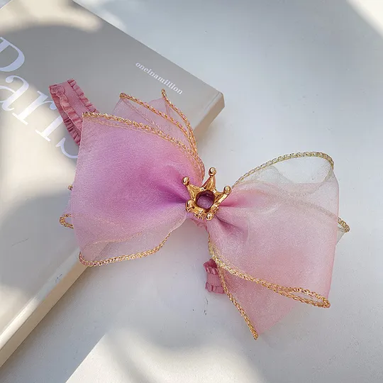 Baby Girl Cute Tiara Bow Hairband