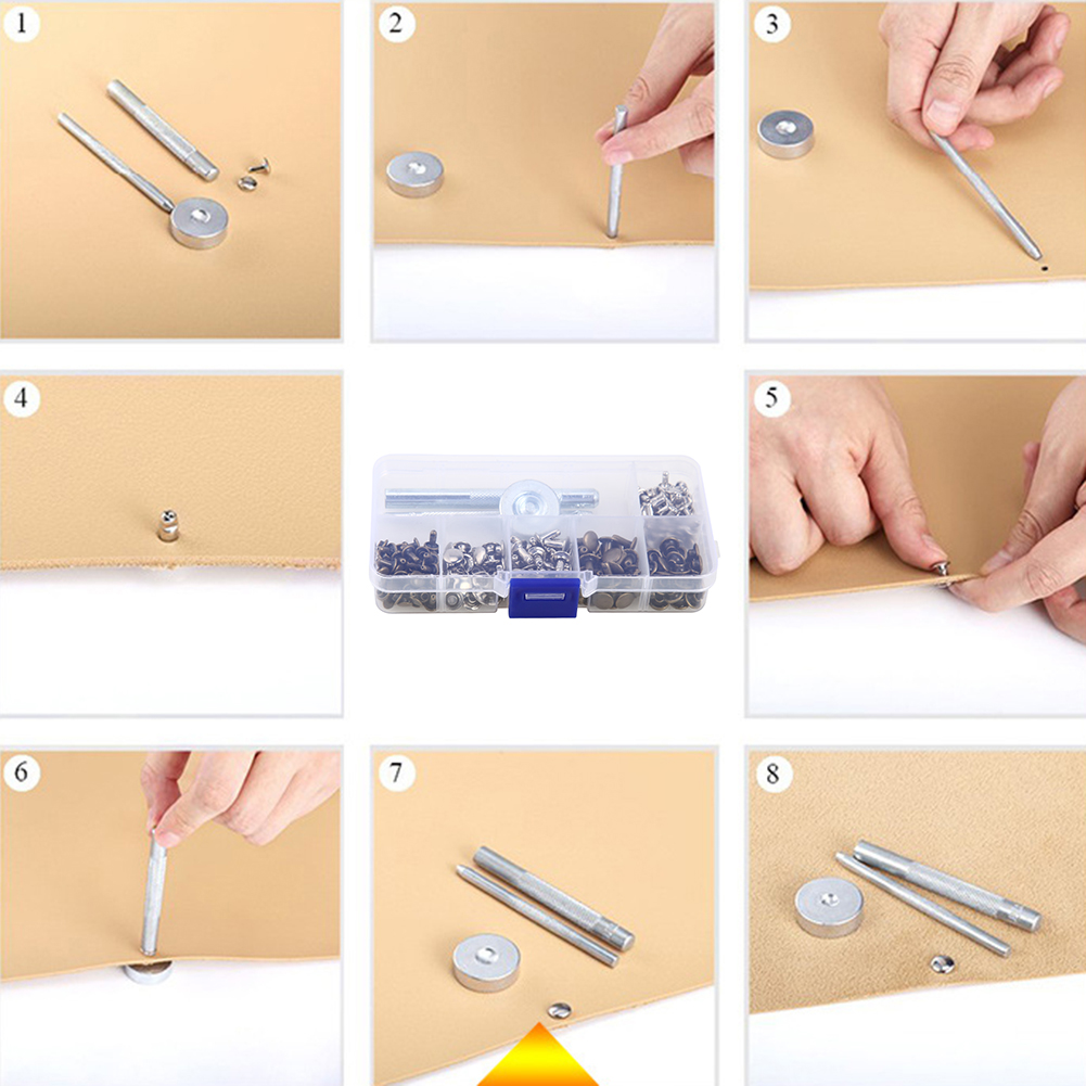 1 Box Double-sided Cap Rivets Round Metal Craft Snap Fastener Press Button, 05, 501 Original
1 Box Double-sided Cap Rivets Round Metal Craft Snap Fastener Press Button, 05, 501 Original