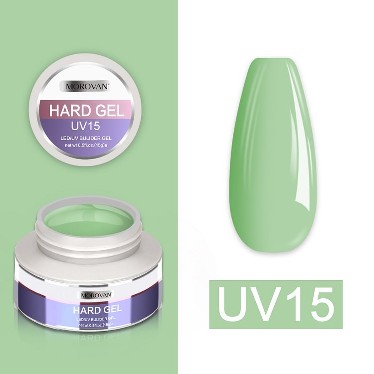 Morovan Pale Green UV GEL Builder Gel UV015