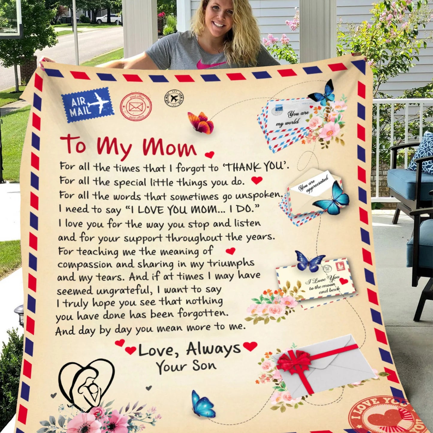 Gifts for Mom Blanket from Daughter to My Mom Blanket Mother''s Day  Birthday Valentines Day Thanksgiving Gifts for Mom I Love You Gifts Super  Soft Fleece Throw Blankets from Daughter, 50''''x60'''' 