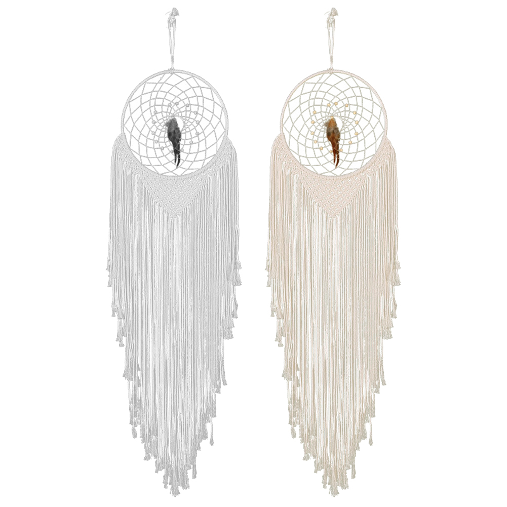 Handmade Weave Dreamcatcher Pendant Fishing Net Tassel Home Party Decors, White, 501 Original
Handmade Weave Dreamcatcher Pendant Fishing Net Tassel Home Party Decors, White, 501 Original