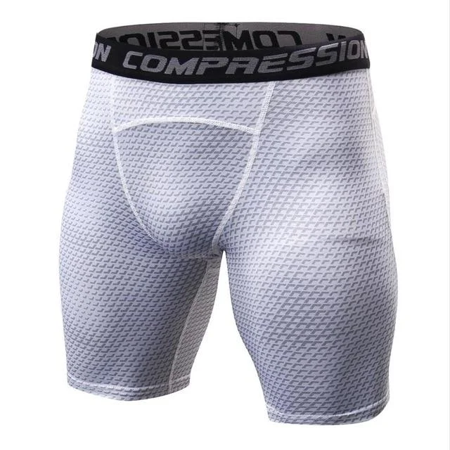 Men's Compression Shorts MMA Workout Fitness Bottoms Skin Tight Comouflage Short Pants