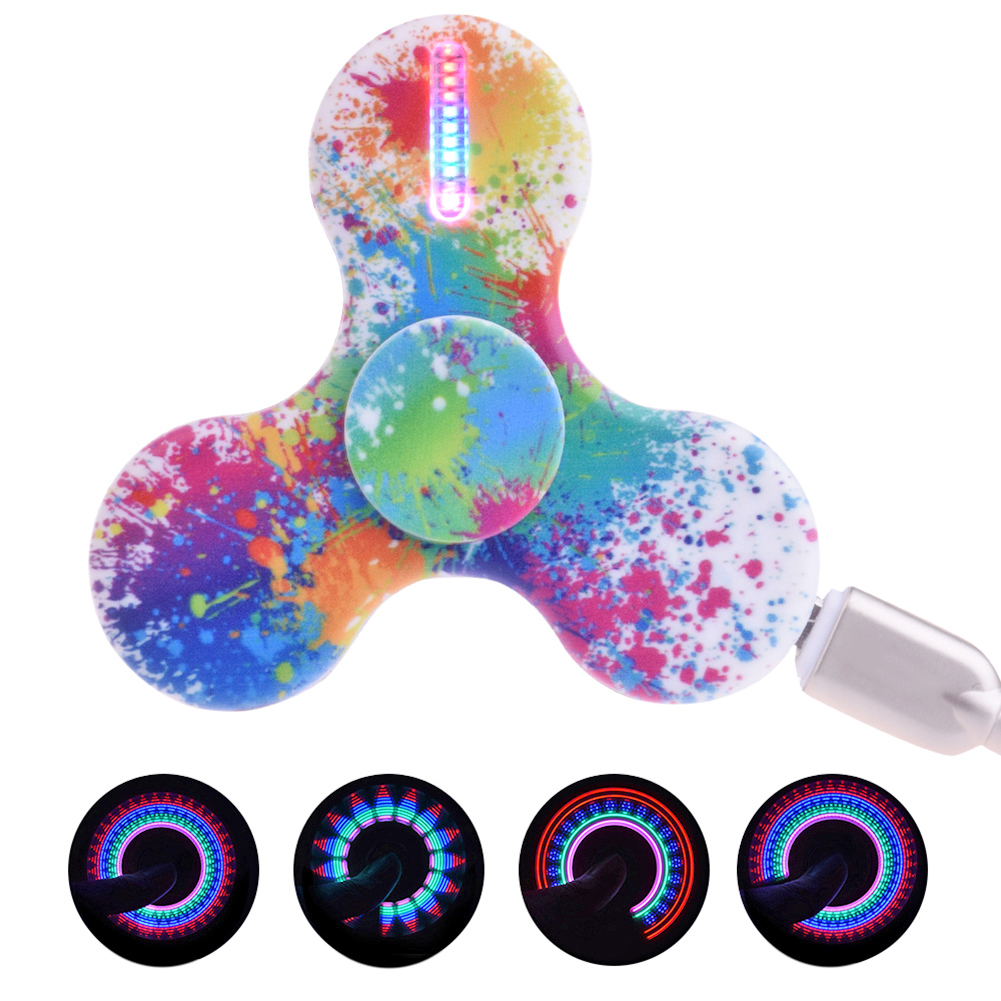 15 Color LED Light Hand Spinner USB EDC Focus Finger Gyro-136142, Colorful, 501 Original
15 Color LED Light Hand Spinner USB EDC Focus Finger Gyro-136142, Colorful, 501 Original