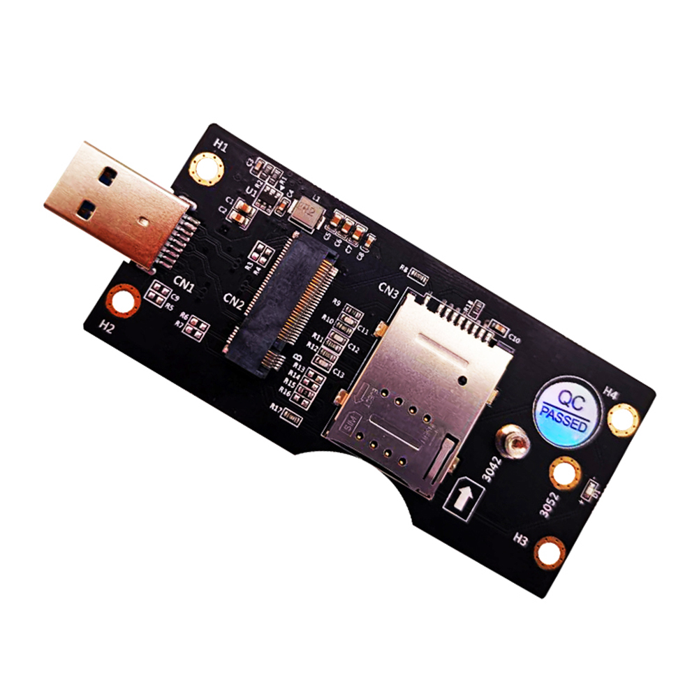NGFF M2 to USB 3.0 Adapter Converter Card w/SIM 8pin Card Slot for 3G/4G/5G, 501 Original
NGFF M2 to USB 3.0 Adapter Converter Card w/SIM 8pin Card Slot for 3G/4G/5G, 501 Original