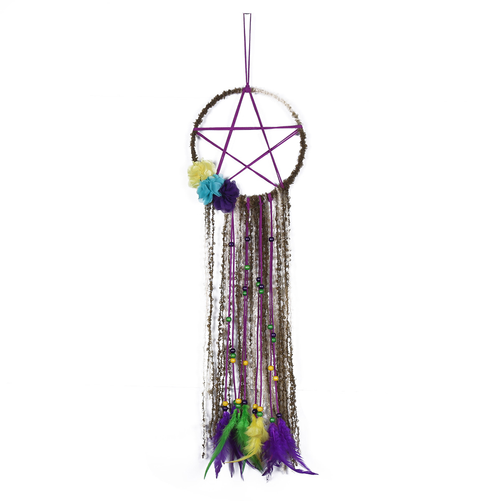 Five-Pointed Star Dreamcatcher with Tassel Wall Hanging Tapestry Wall Decor, 501 Original
Five-Pointed Star Dreamcatcher with Tassel Wall Hanging Tapestry Wall Decor, 501 Original