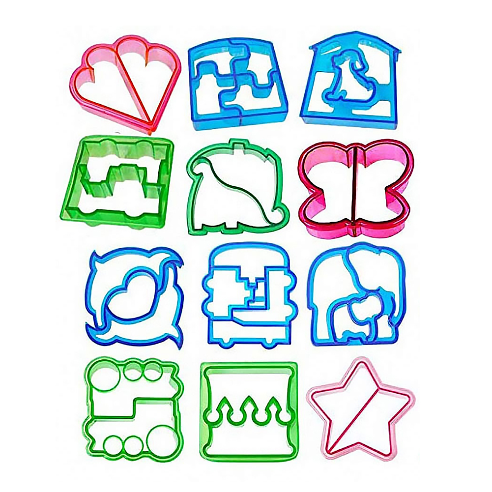 12pcs DIY Baking Sugar Bread Toaster Sandwich Maker Biscuit Cutting Mold, 501 Original
12pcs DIY Baking Sugar Bread Toaster Sandwich Maker Biscuit Cutting Mold, 501 Original