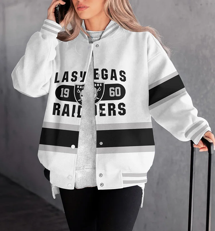 Las Vegas Raiders Women Limited Edition   Full-Snap  Casual Jacket