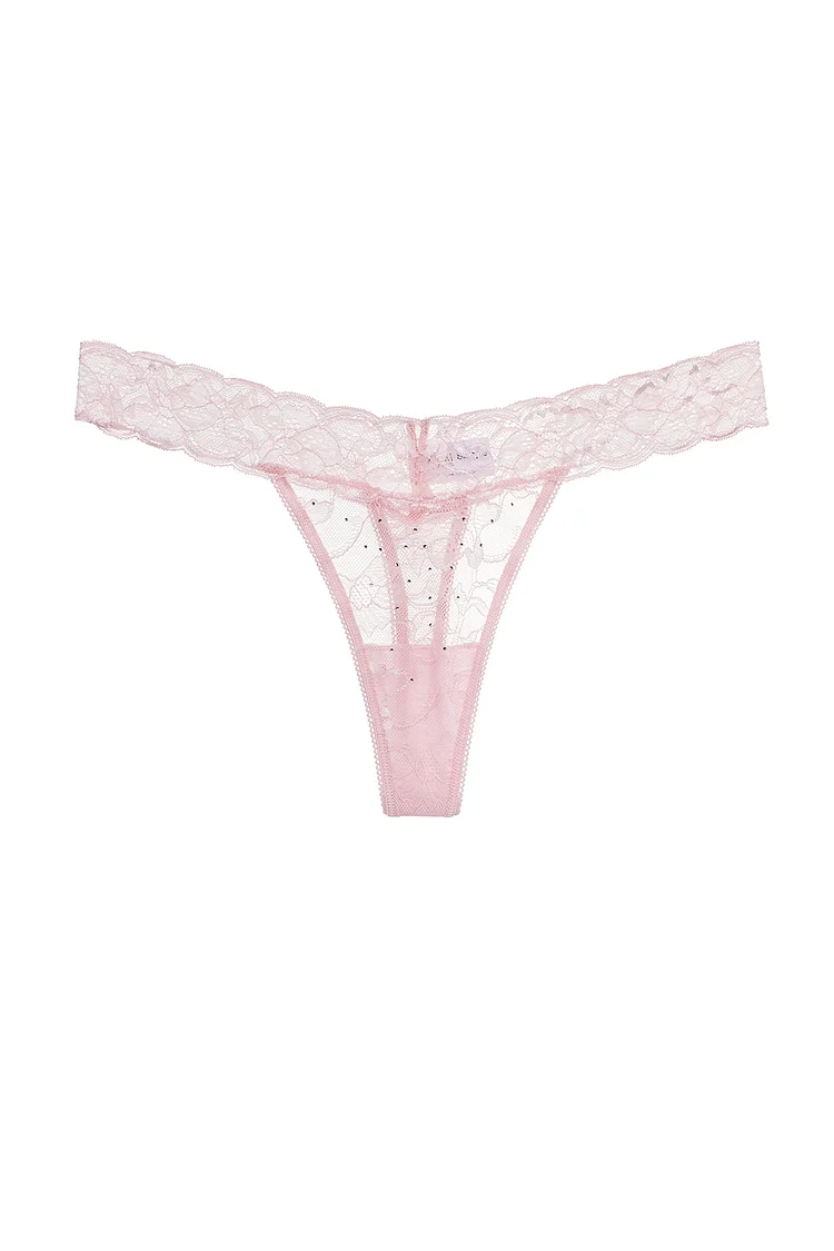Panty- Lace Bandeau Thong
