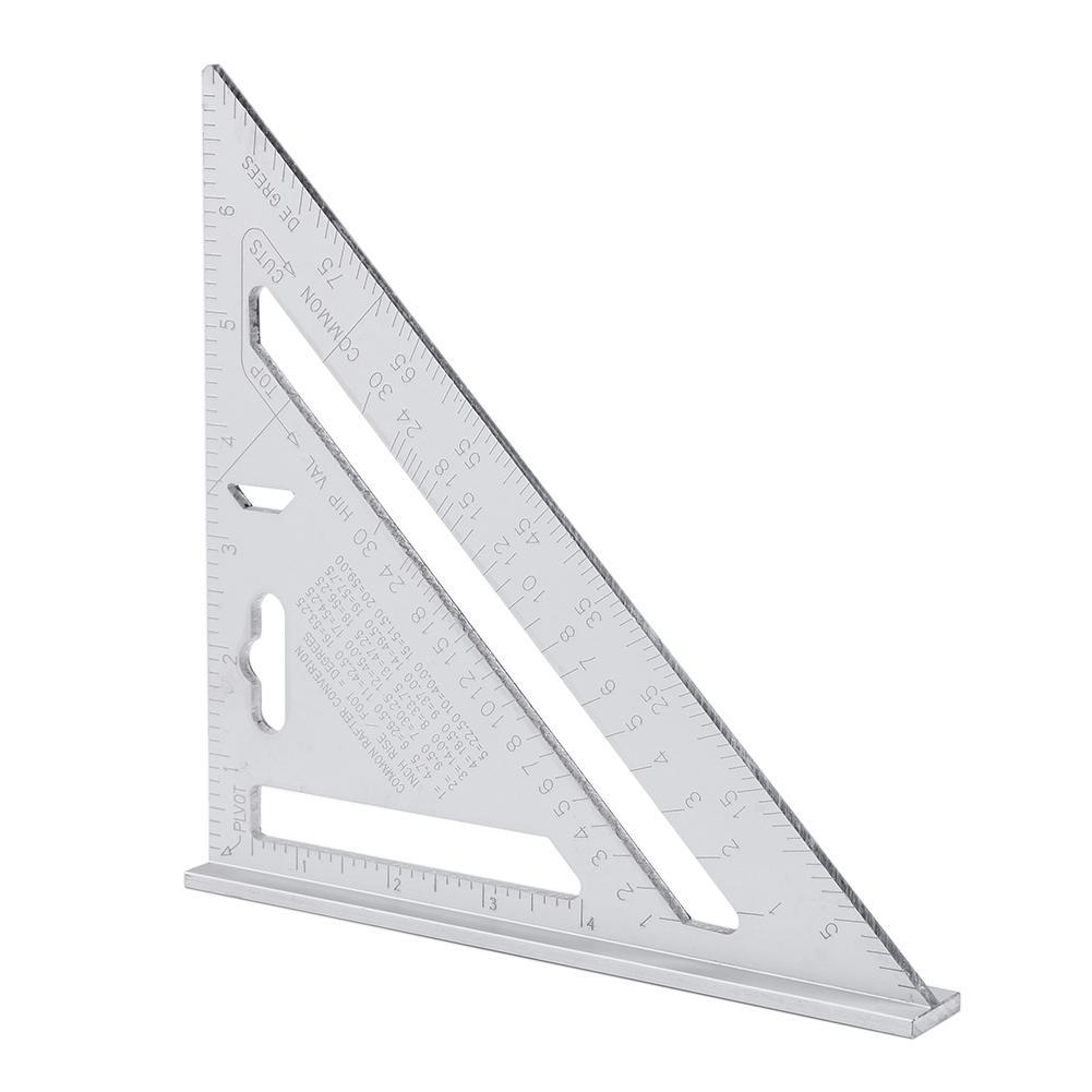 7inch Silver Aluminum Alloy Speed Square Roofing Triangle Angle Protractor, 501 Original
7inch Silver Aluminum Alloy Speed Square Roofing Triangle Angle Protractor, 501 Original