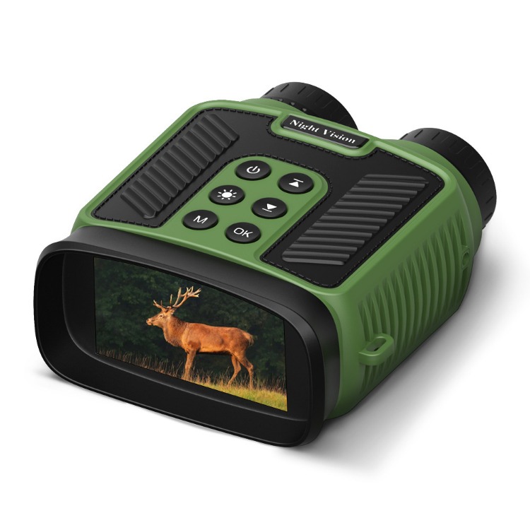 BekinTek Night Vision Binoculars 5000mAh Rechargeable Telescope NVG Infrared Goggles Full Dark Observing Scope 7x IR Adjustment 8x Digital Zoom 2.5K Video Playback 40M Photo 3 Inches Large HD Screen with 32G TF Card for Camping Hiking Surveillance