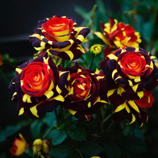 Rare Rose "Firebird" -Love Flower