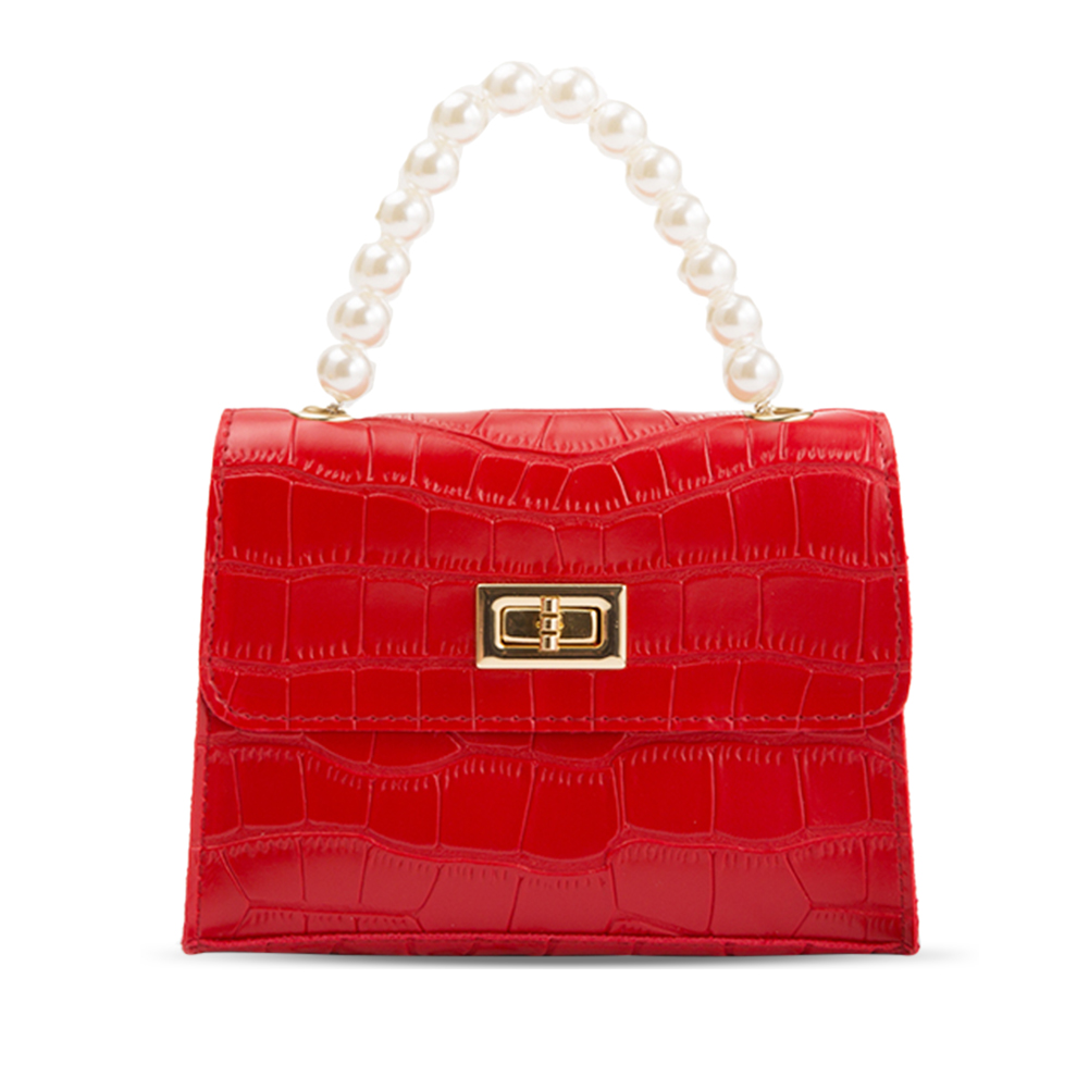 Pearl Handle Mini Shoulder Bag Women Alligator Pattern Chain Handbag -Red, 501 Original
Pearl Handle Mini Shoulder Bag Women Alligator Pattern Chain Handbag -Red, 501 Original
