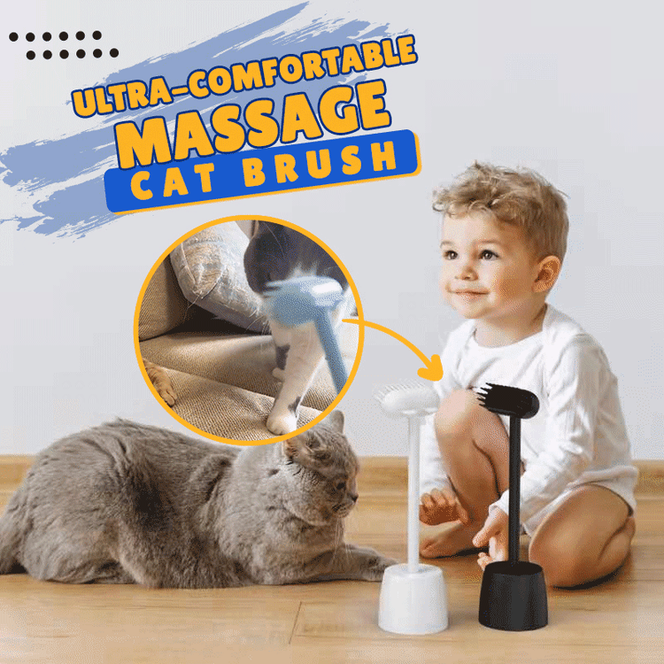 Ultra-Comfortable Massage Cat Brush
