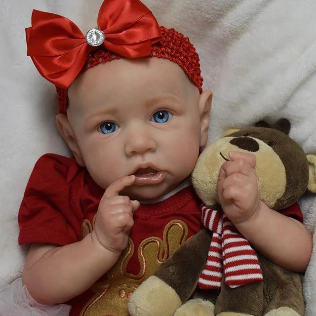 🎄12'' Realistic Emery Reborn Baby Doll Girl by Rbgdoll® Exclusively 2023