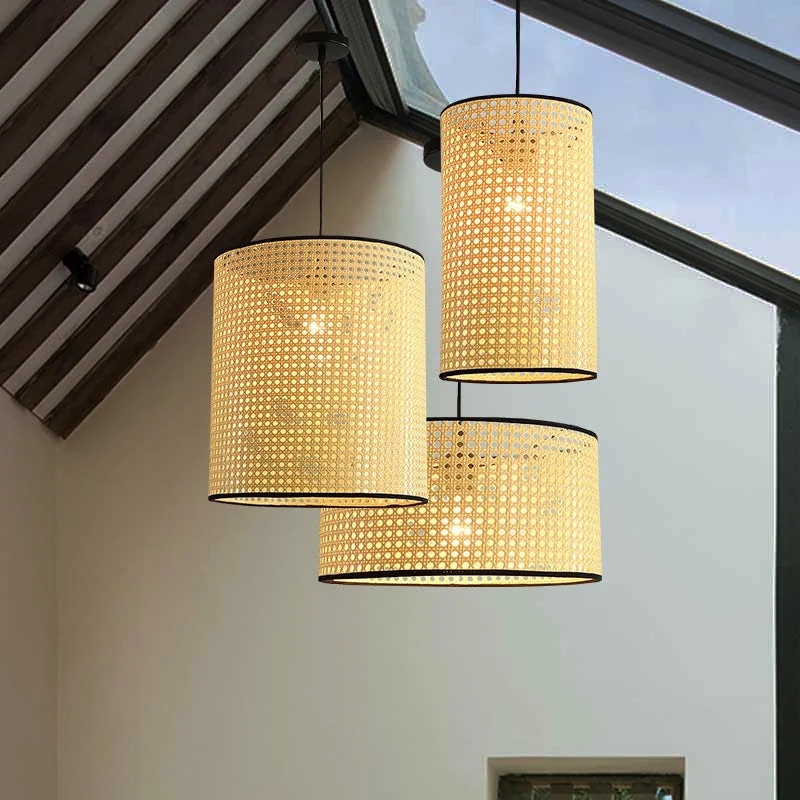 Natural Woven Lamp Simple Pendant Lampshades