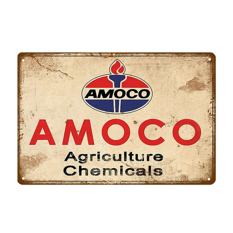 Amoco Service - Vintage Tin Signs/Wooden Signs - 20*30cm/30*40cm