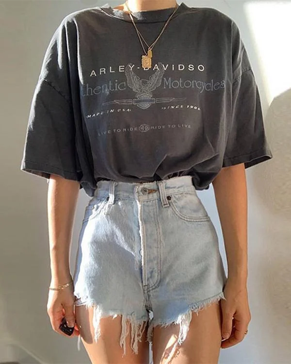 women s print fashion casual short sleeve t shirt p127275
