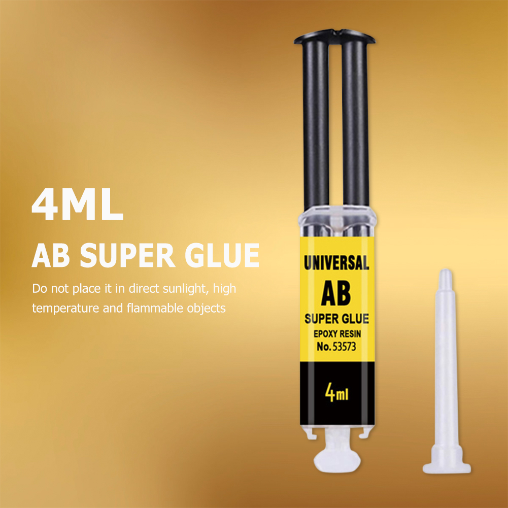 Universal AB Super Glue Epoxy Resin Liquid Glue Strong Adhesive Repair Glue, 4ml, 501 Original
Universal AB Super Glue Epoxy Resin Liquid Glue Strong Adhesive Repair Glue, 4ml, 501 Original