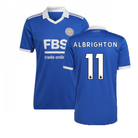 Leicester City Marc Albrighton 11 Home Shirt Kit 2022-2023
