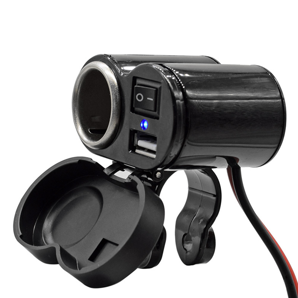 YJ-MC033 Waterproof 12V 24V Cigarette Lighter Socket Motorcycle USB Charger, 501 Original
YJ-MC033 Waterproof 12V 24V Cigarette Lighter Socket Motorcycle USB Charger, 501 Original