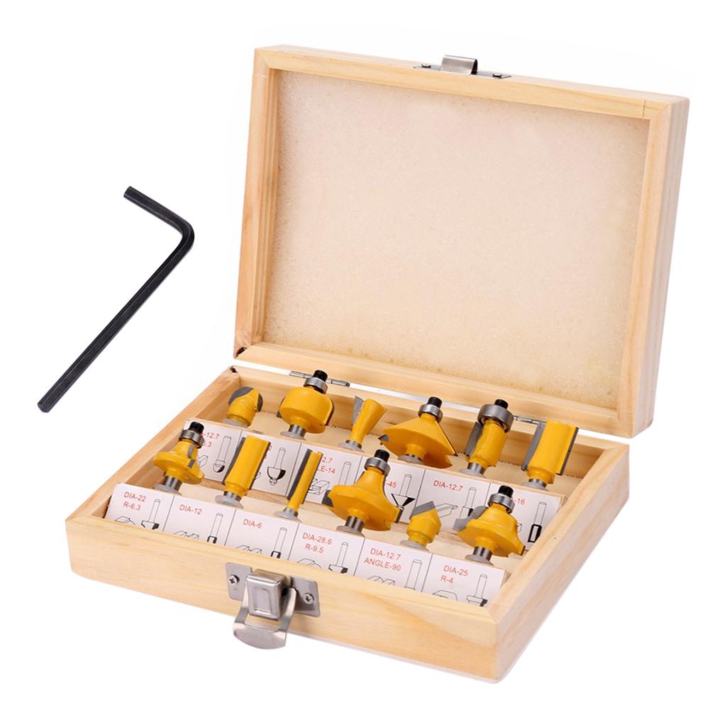 12Pcs/Set Wood Router Bit Mill Engraving Trimmer Adapter Milling Cutter, 501 Original
12Pcs/Set Wood Router Bit Mill Engraving Trimmer Adapter Milling Cutter, 501 Original