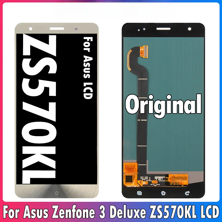 Original 5.7" For Asus Zenfone 3 Deluxe ZS570KL LCD Display Touch Screen Digitizer Assembly For Asus Z016D Z016S LCD Replacement