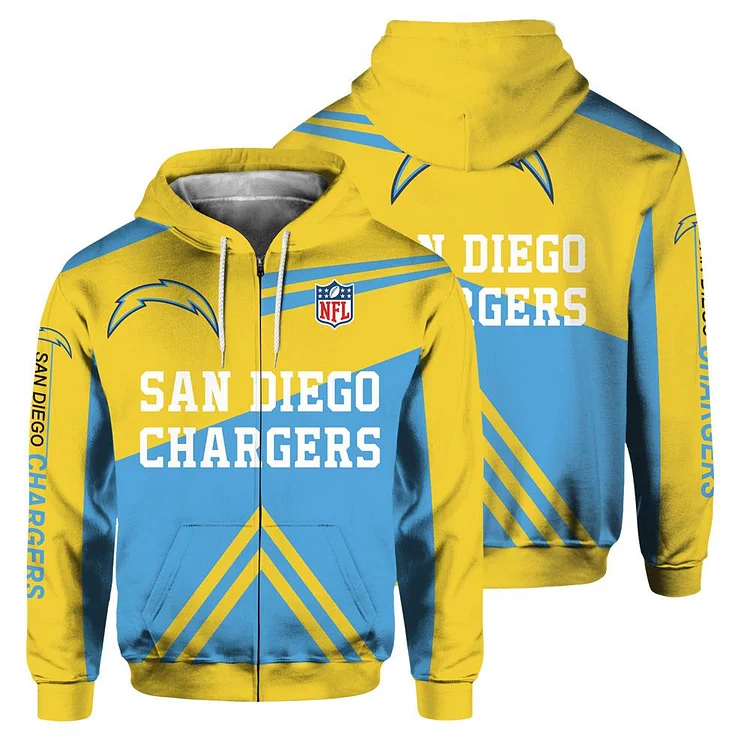 Los Angeles Chargers Limited Edition Zip-Up Hoodie