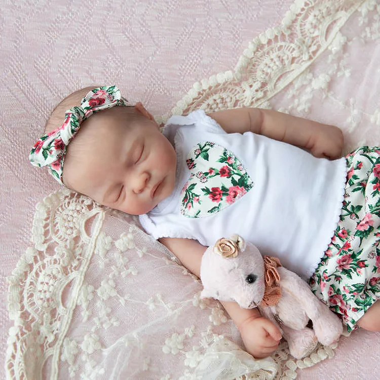  Handmade Newborn Baby Girl Irene 20'' Realistic Soft Silicone Vinyl Reborn Baby Doll,Creative Gift By 2024 - Reborndollsshop®-Reborndollsshop®