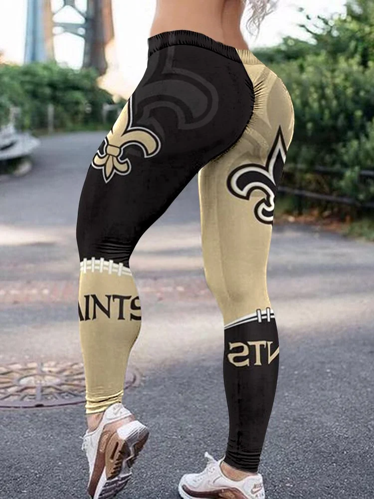 New Orleans Saints
High Waist Push Up Printed Leggings
