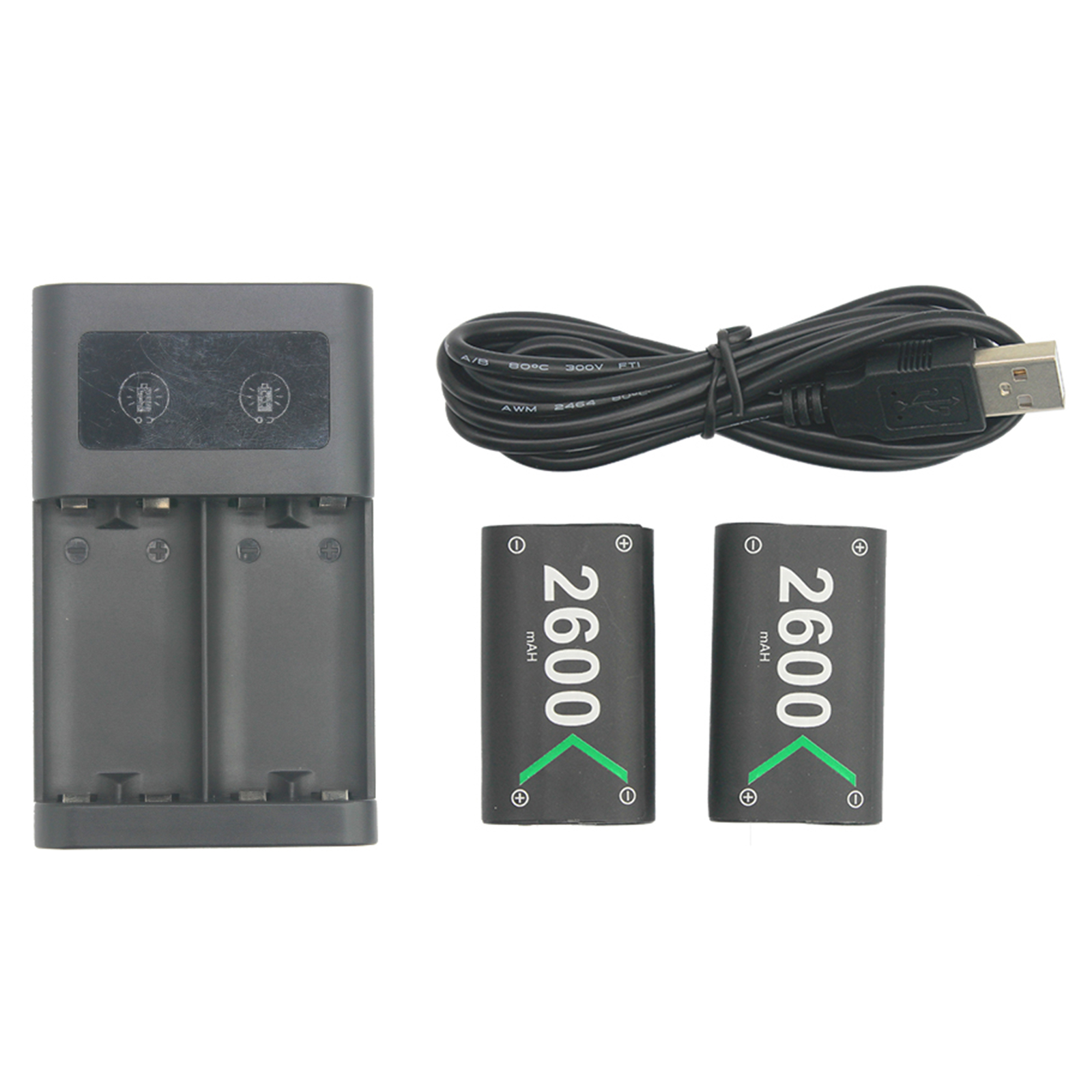 Controller Battery Pack, 2x 2600mAh Battery Pack Charger for Xbox One/S/X, 501 Original
Controller Battery Pack, 2x 2600mAh Battery Pack Charger for Xbox One/S/X, 501 Original