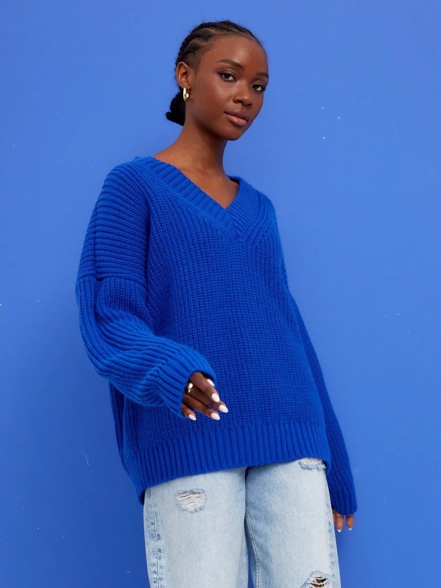 V-Neck Loose Fitting New Autumn/Winter Sweater