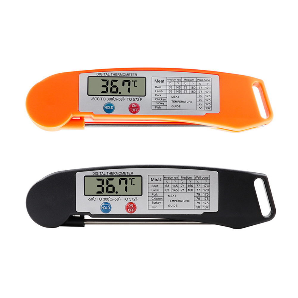 Electric Digital Folding Probe Food Thermometer Temperature Measure Device, Orange, 501 Original
Electric Digital Folding Probe Food Thermometer Temperature Measure Device, Orange, 501 Original