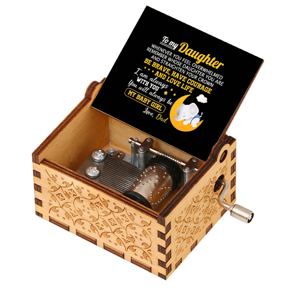 Love Dad You Are My Sunshine Ancient Wooden Engraved Hand Cranked Music Box, 501 Original
Love Dad You Are My Sunshine Ancient Wooden Engraved Hand Cranked Music Box, 501 Original