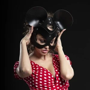 pornhint Pornhint Leather mask,Bdsm mask,Fetish mask women,Leather mask women,Leather masks fetish,Pet play mask,Mature