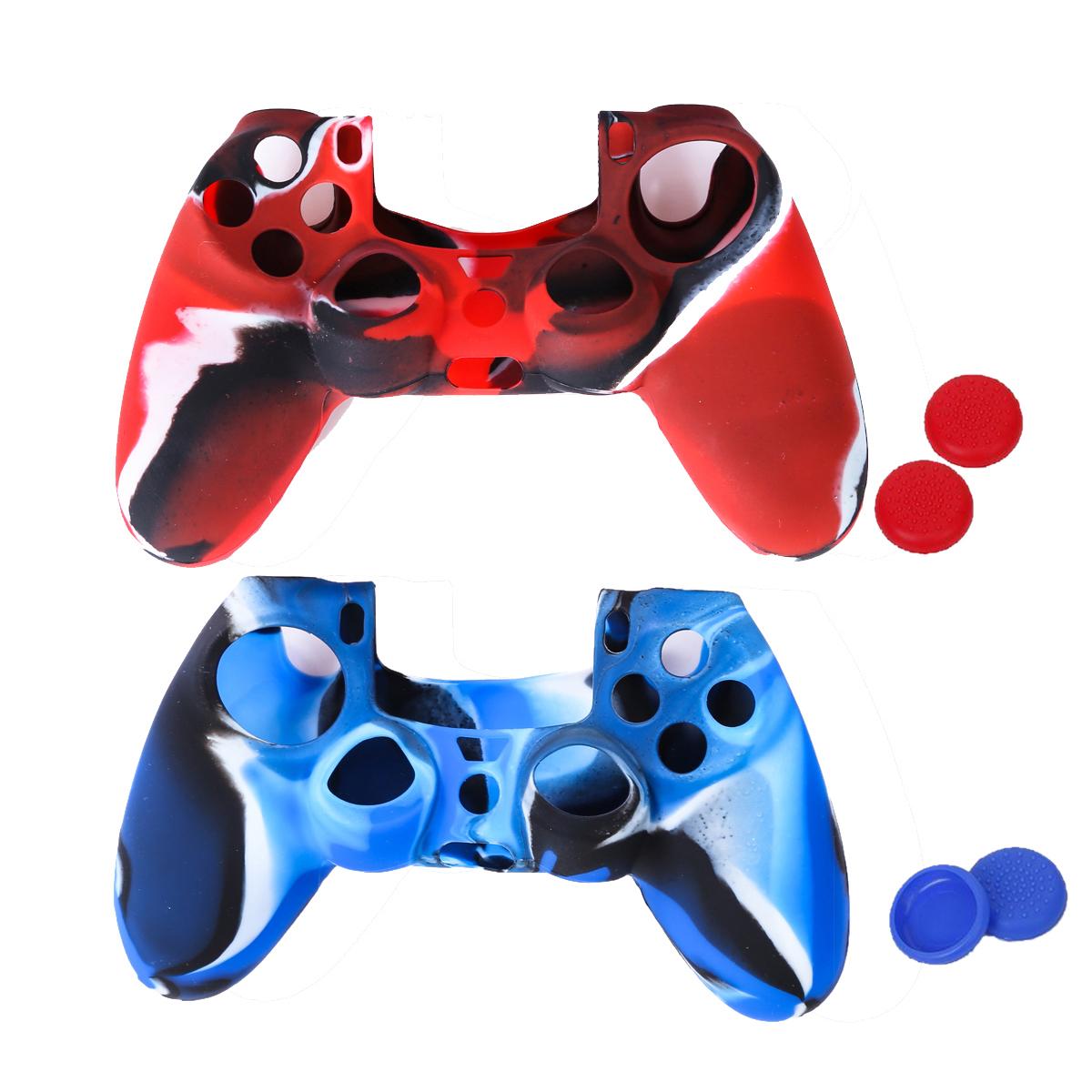 2 SiliconeSkin CaseCover & 4 Joystick ThumbstickCaps for SonyPS4 Controller, 501 Original
2 SiliconeSkin CaseCover & 4 Joystick ThumbstickCaps for SonyPS4 Controller, 501 Original