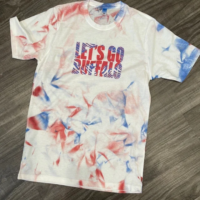 Lets Go Buffalo Tie Dye T-shirt