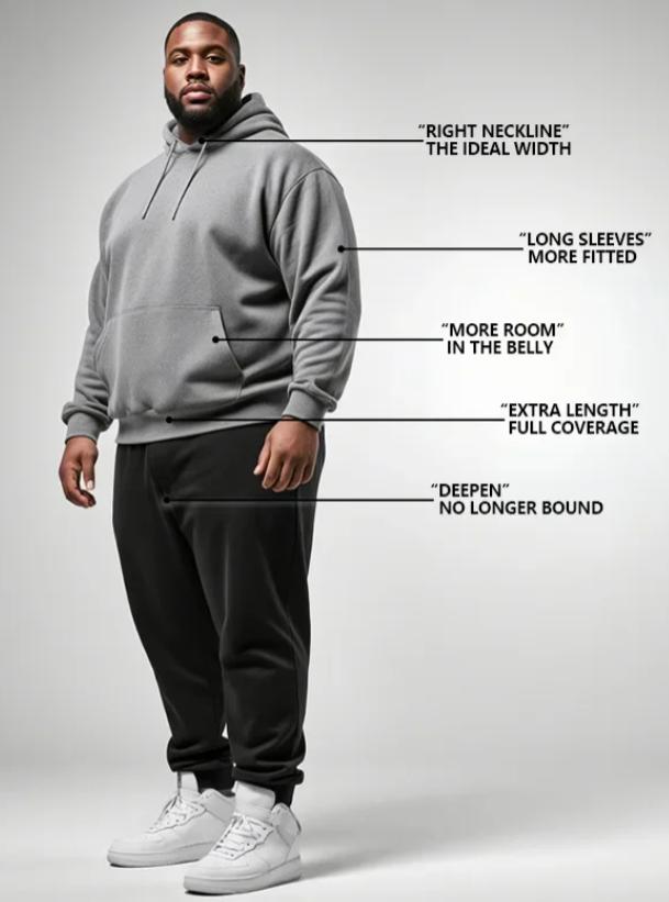 Men’s big and tall hoodies