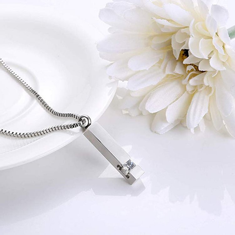 Cremation Urn with CZ Pendant