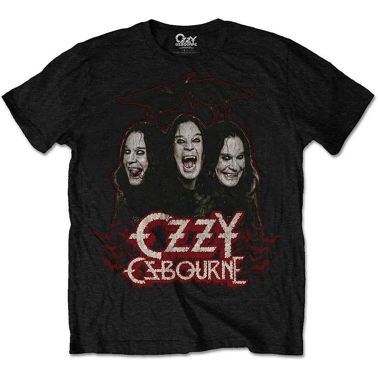 Ozzy Osbourne Unisex T-ShirtOzzy Osbourne Unisex T-Shirt: Crows & Bars
