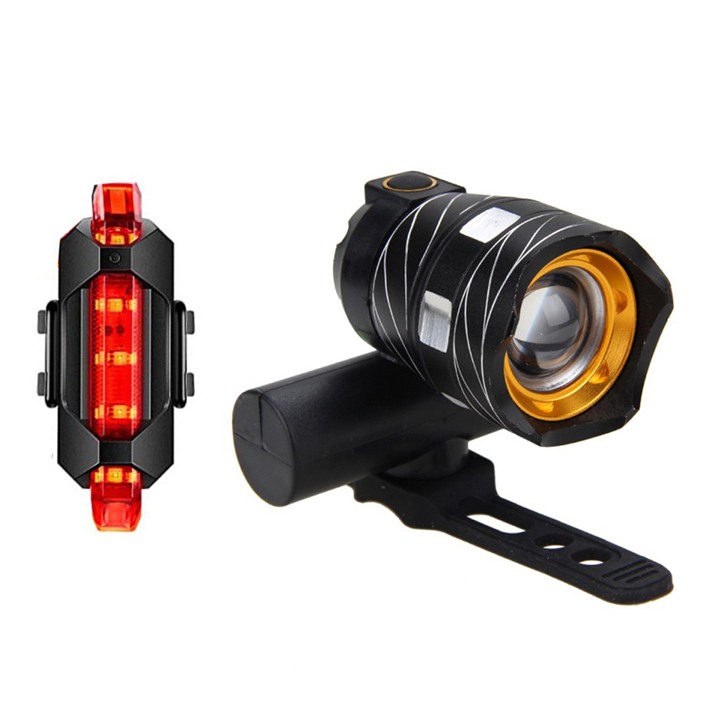 Bike Light Set Waterproof T6 LED Bicycle Headlight 3 Modes Zoom Lighting, 501 Original
Bike Light Set Waterproof T6 LED Bicycle Headlight 3 Modes Zoom Lighting, 501 Original