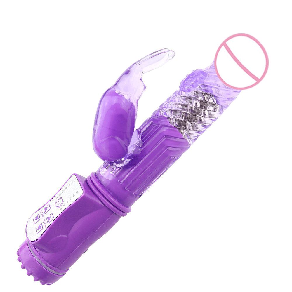G-spot Dildo Rabbit Vibrator - Rose Toy