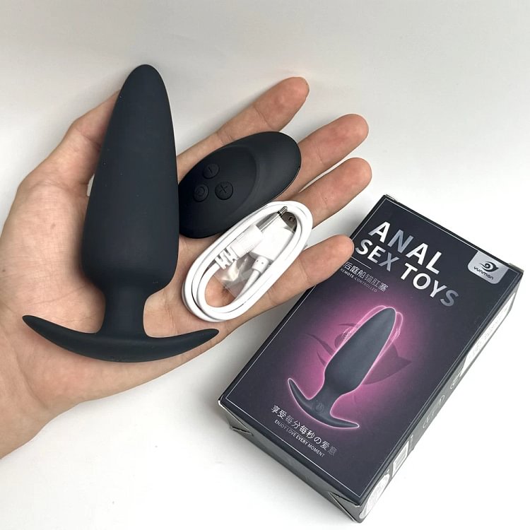 pornhint Pornhint Silicone Anal Butt Plug Dildo Wireless Remote Vibrator Prostate Massager Sex Toy Vibrator