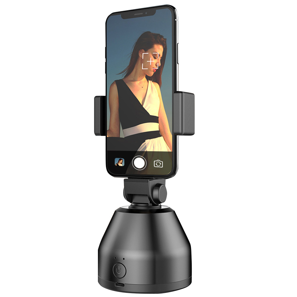 Bluetooth Smart Selfie Phone Mount 360 Rotation Auto Tracking Tripod Holder, White, 501 Original
Bluetooth Smart Selfie Phone Mount 360 Rotation Auto Tracking Tripod Holder, White, 501 Original