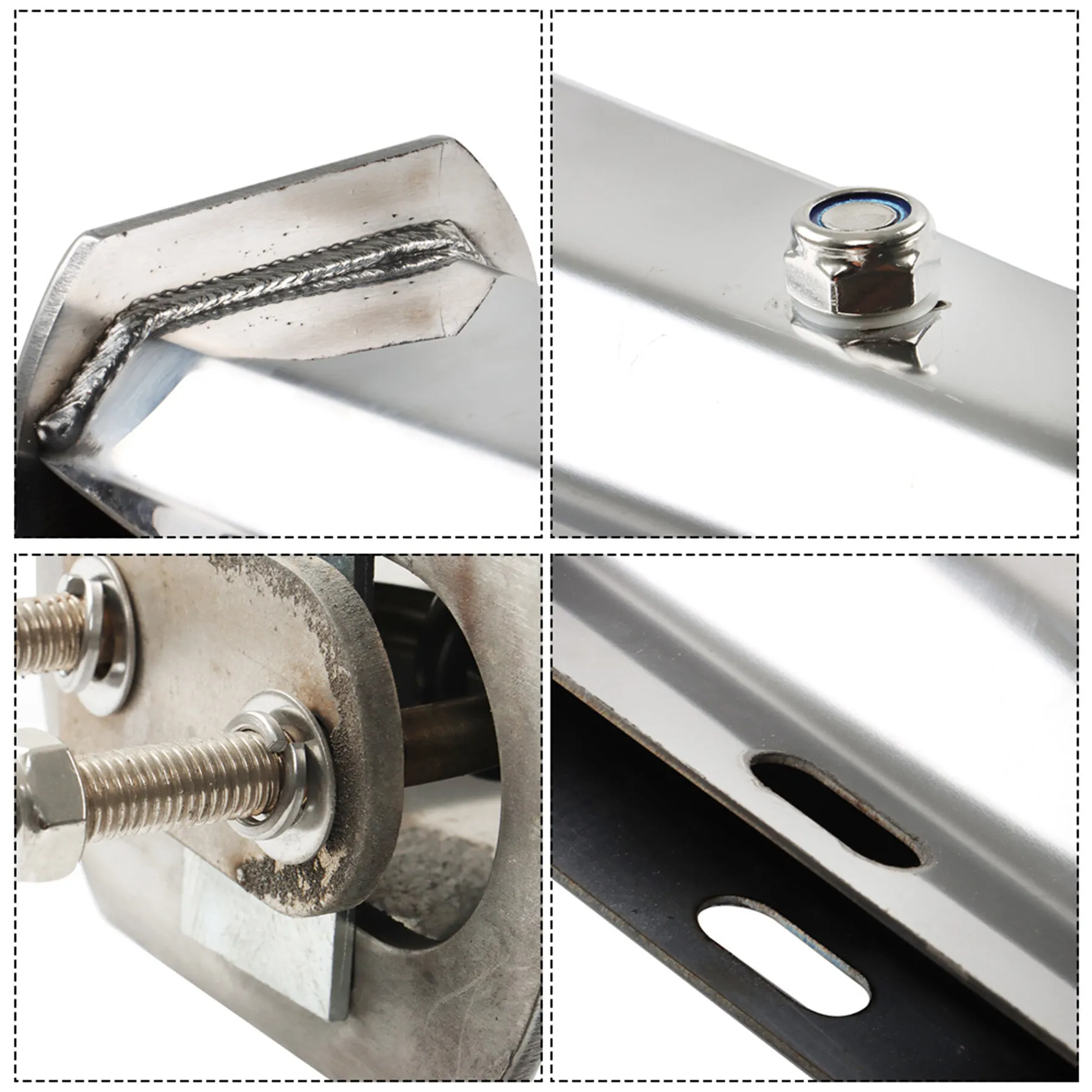 30 Stainless Steel Straight Mud Flap Hanger 2 1/2