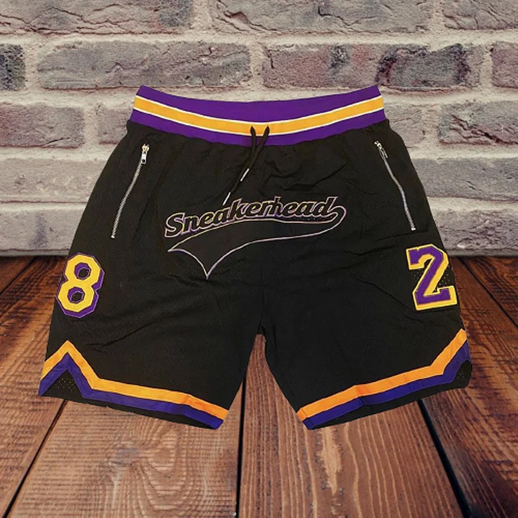 Team print sports basketball shorts