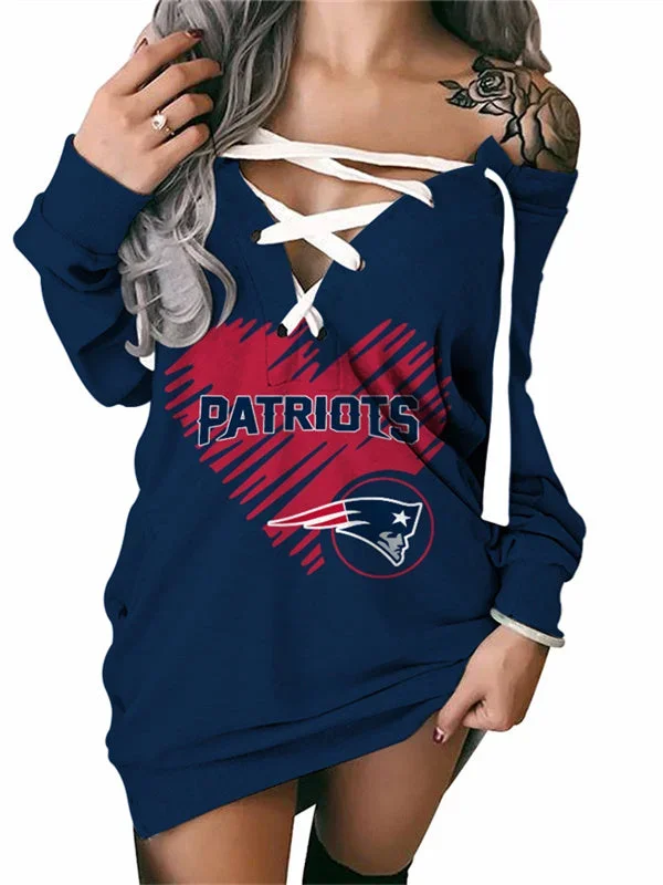 New England Patriots Limited Edition Lace-up Sweatshirt