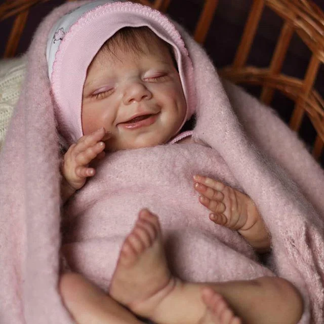 Reborns Mini 12'' Iracema Realistic Baby Girl 2023
