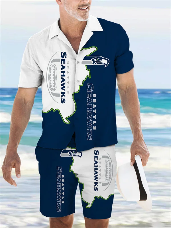 Seattle Seahawks
Limited Edition Hawaiian Shirt And Shorts Two-Piece Suits