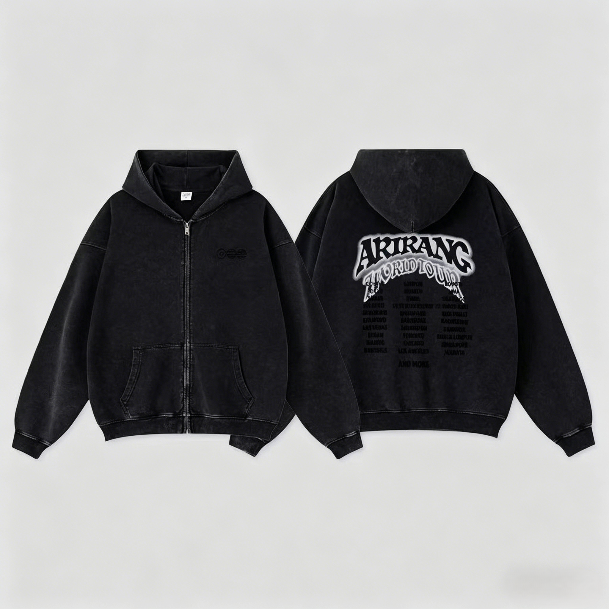 BTS Arirang World Tour Washed Hoodie