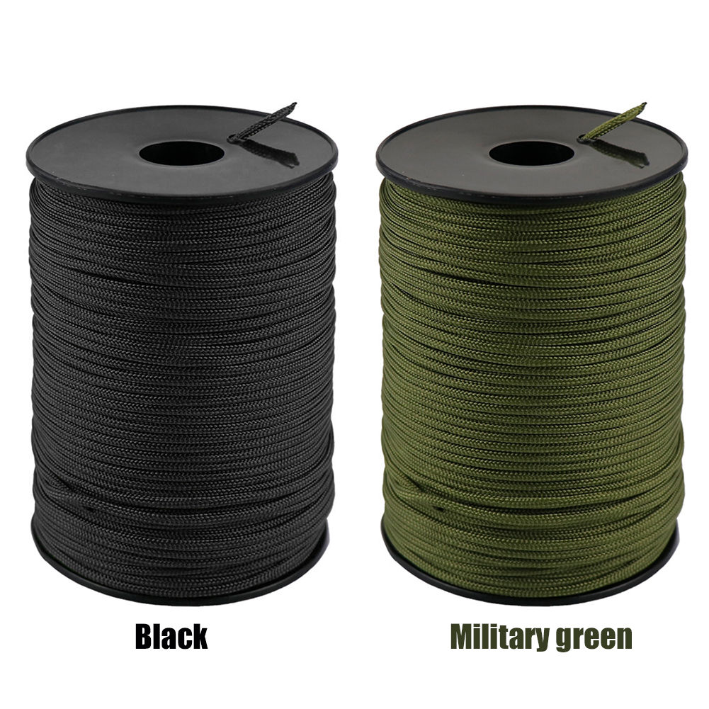 100m 5-Core Umbrella Ropes Survival Parachute Cord DIY Braided Bracelet, Black, 501 Original
100m 5-Core Umbrella Ropes Survival Parachute Cord DIY Braided Bracelet, Black, 501 Original
